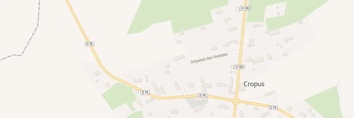 Plan du 93 Imp des Violettes à Cropus