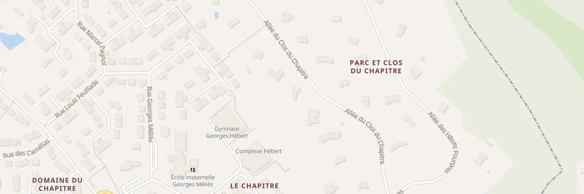 Plan du 59 All du Clos du Chapitre à Bihorel