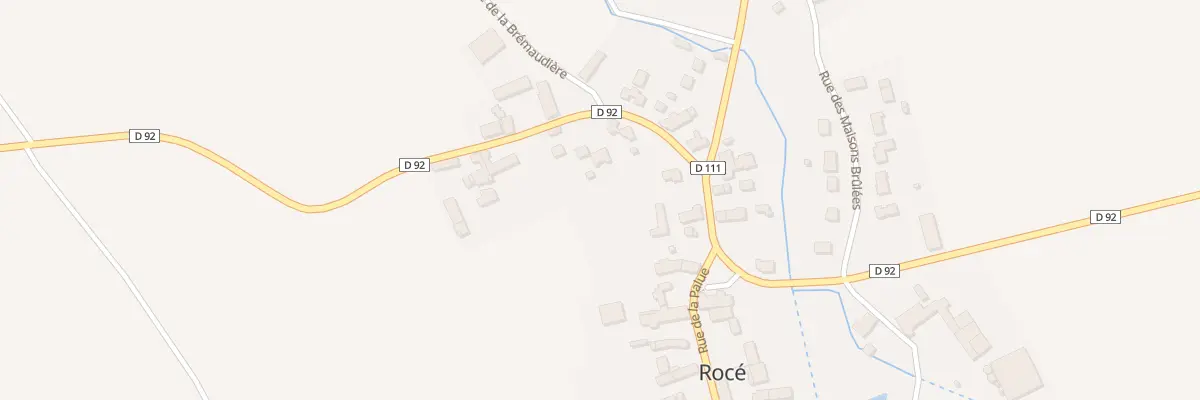 Plan du 5 Rue de la Caustière à Rocé