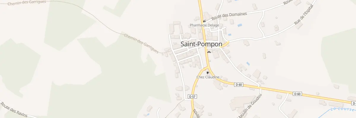 Plan du 60B Le Bourg à Saint-Pompon