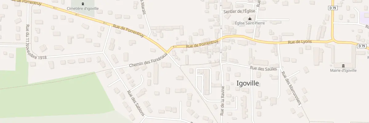 Plan du 20 Rue de Porrentruy à Igoville