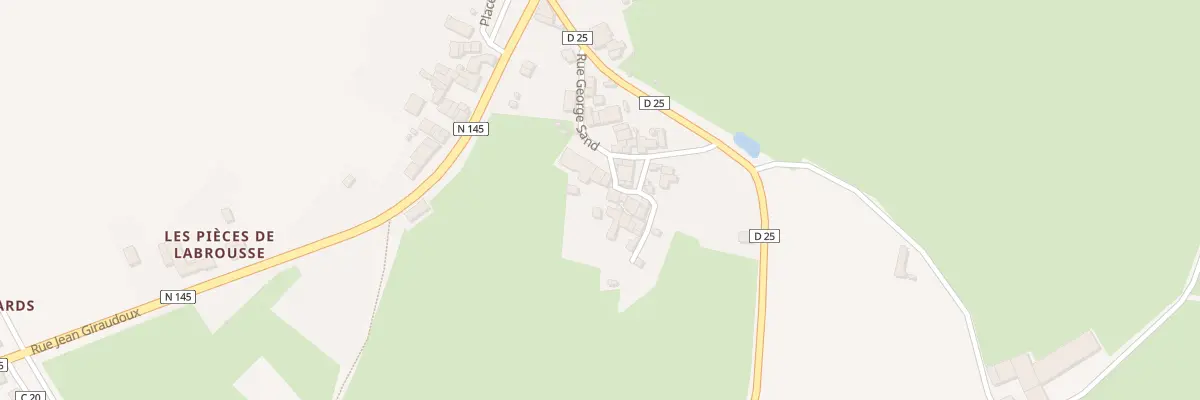 Plan du 2 Rue Frédéric Chopin à Droux