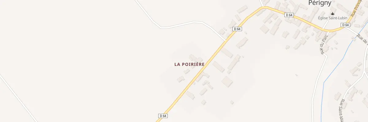 Plan du 6 Rue Principale à Périgny