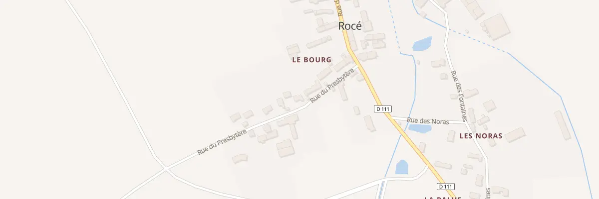 Plan du 10 Rue du Presbytère à Rocé