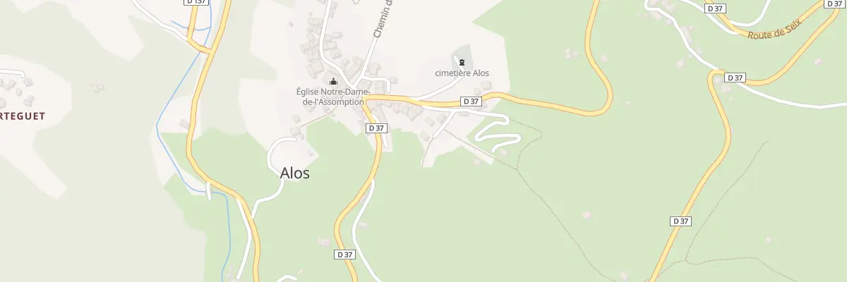 Plan du 5001 Village à Alos