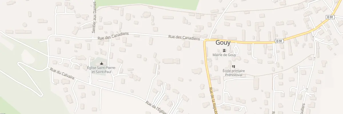 Plan du 414 Rue des Canadiens à Gouy