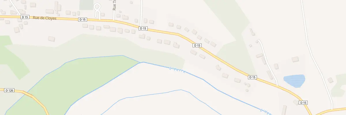 Plan du 33 Rue de Cloyes à Vald’Yerre