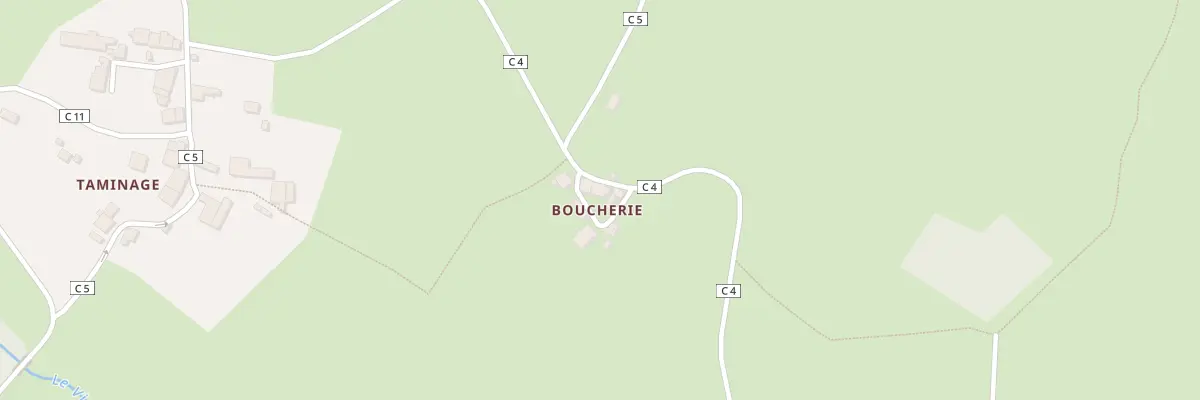 Plan du 3 Boucherie à Berneuil