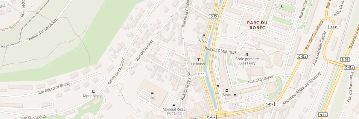 Plan du 23 Rue de la Chaine à Darnétal