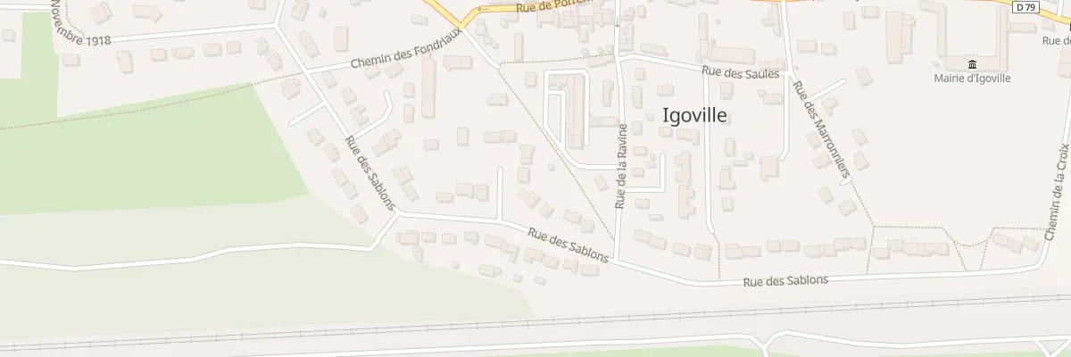 Plan du 1 Imp des Muriers à Igoville