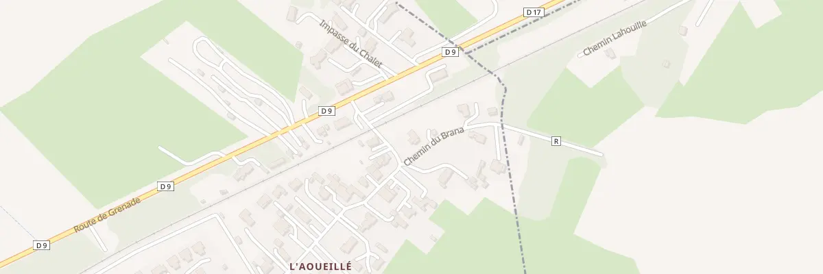 Plan du 37 Chem du Brana à Ségoufielle