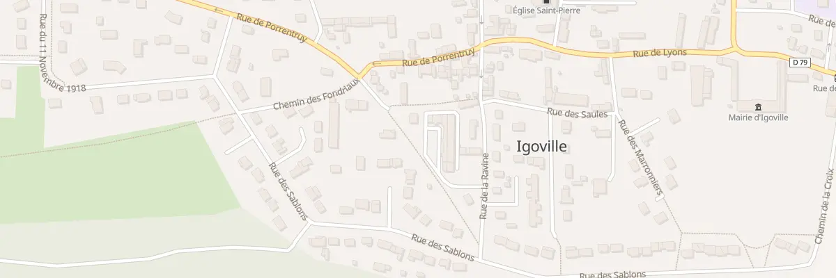 Plan du 20B Rue de Porrentruy à Igoville