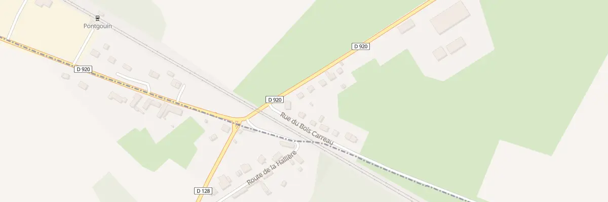 Plan du 43 Av de la Gare à Pontgouin