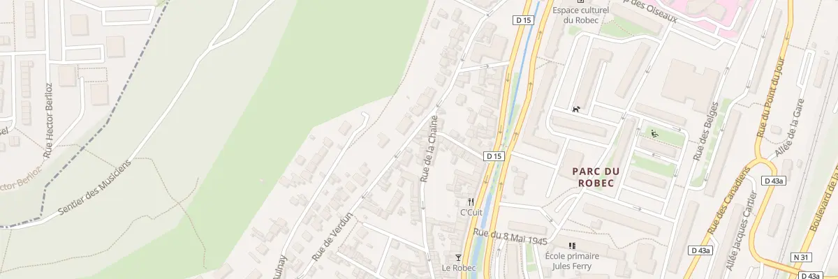 Plan du 84 Rue de Verdun à Darnétal