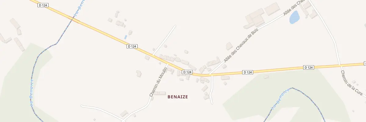 Plan du 6 Rte des Rives de la Benaize à Coulonges-les-Hérolles