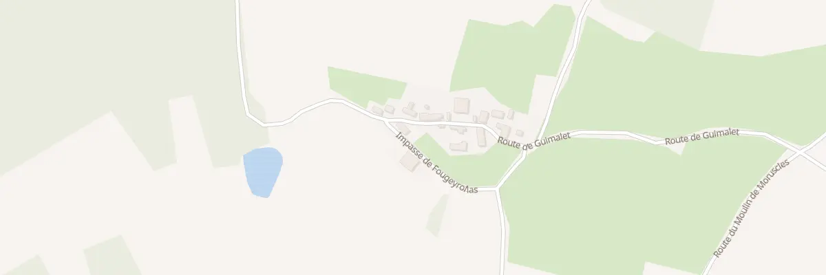 Plan du 1 Imp de Fougeyrollas à Génis