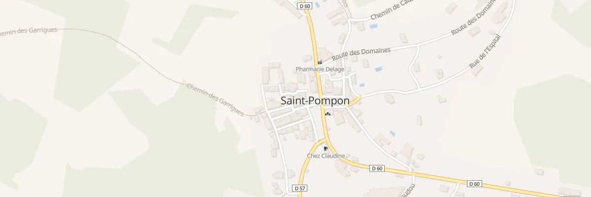 Plan du 270 Le Bourg à Saint-Pompon