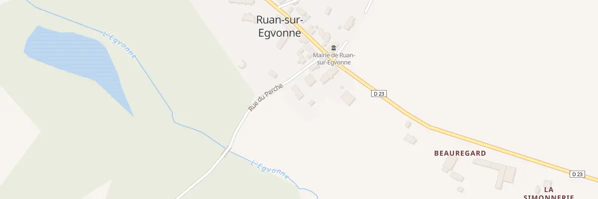 Plan du 2 Rue du Perche à Ruan-sur-Egvonne