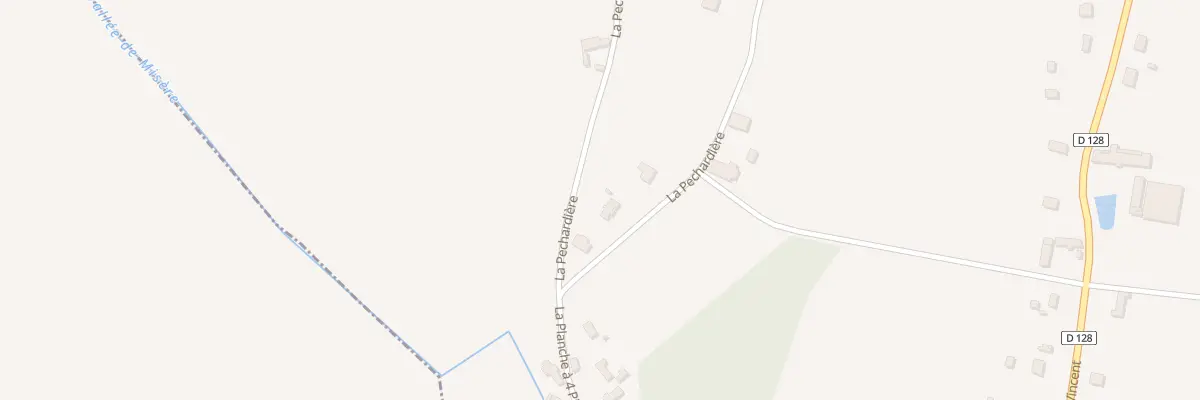 Plan du 4 La Pechardiere à Nonvilliers-Grandhoux