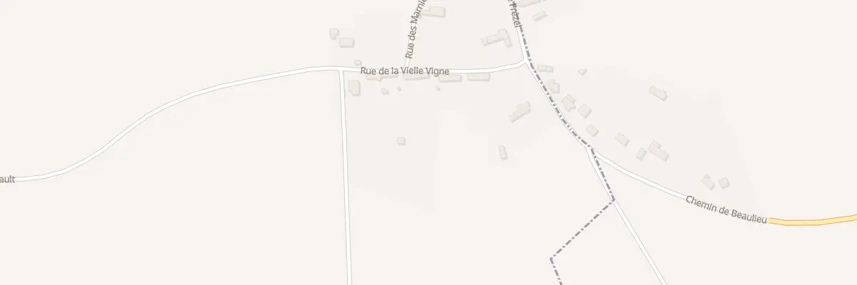 Plan du 3 Rue de la Vieille Vigne à Prudemanche
