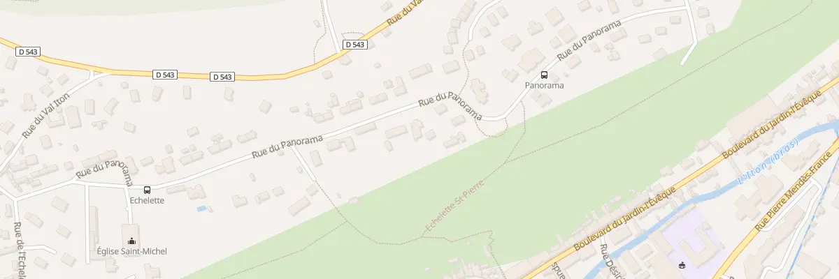 Plan du 36 Rue du Panorama à Évreux