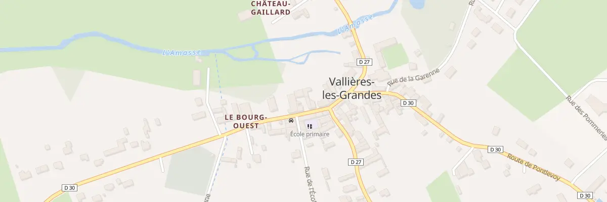 Plan du 6 Rte d’Amboise à Vallières-les-Grandes