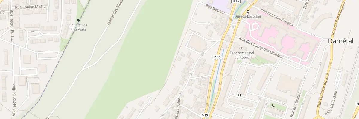 Plan du 91 Rue de la Chaine à Darnétal