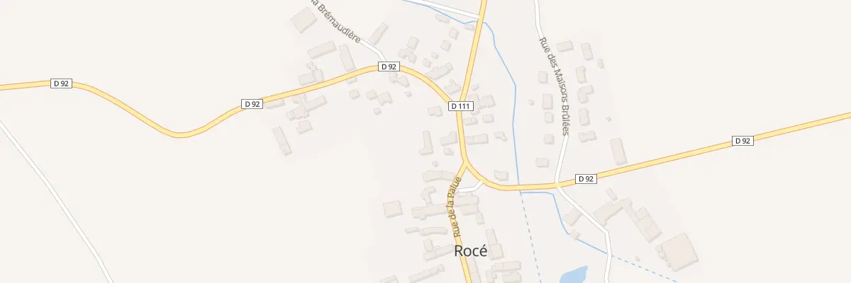 Plan du 5 Rue de Saint Vrain à Rocé