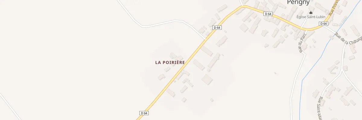 Plan du 8 Rue Principale à Périgny