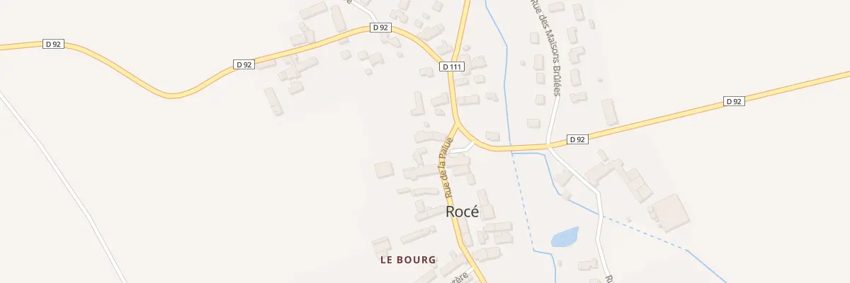 Plan du 1 Rue de St Vrain à Rocé