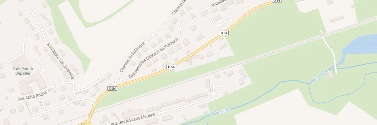 Plan du 1 Rte de Palcheul à Martin-Église