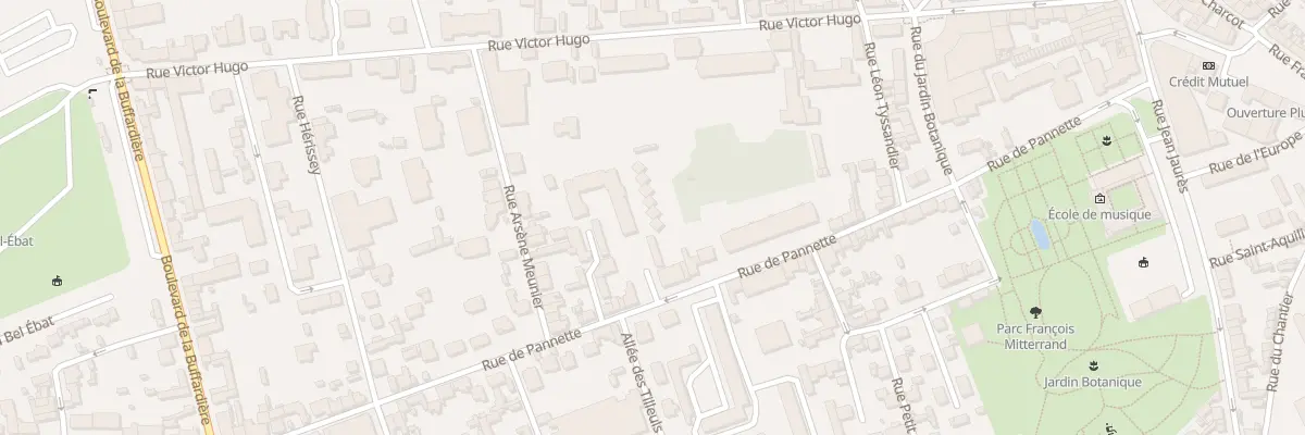 Plan du 51 Rue de Pannette à Évreux