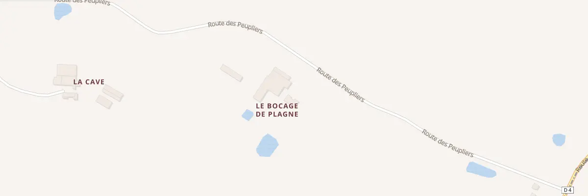 Plan du 495 Rte des Peupliers à Lanouaille