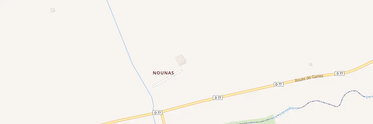 Plan du 5132 Nounas à Saint-Sardos