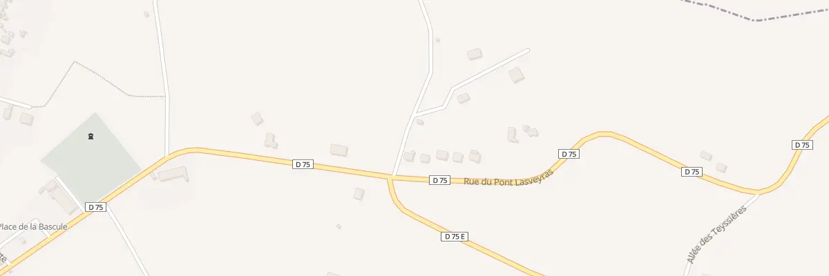 Plan du 17 Rue du Pont Lasveyras à Lanouaille