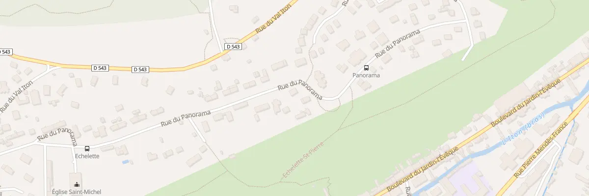 Plan du 42 Rue du Panorama à Évreux