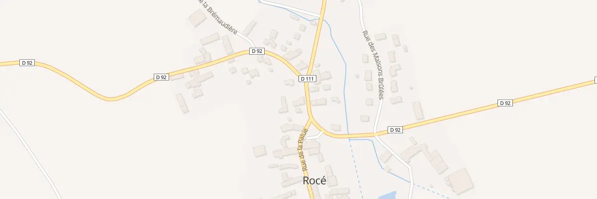 Plan du 3 Rue de St Vrain à Rocé