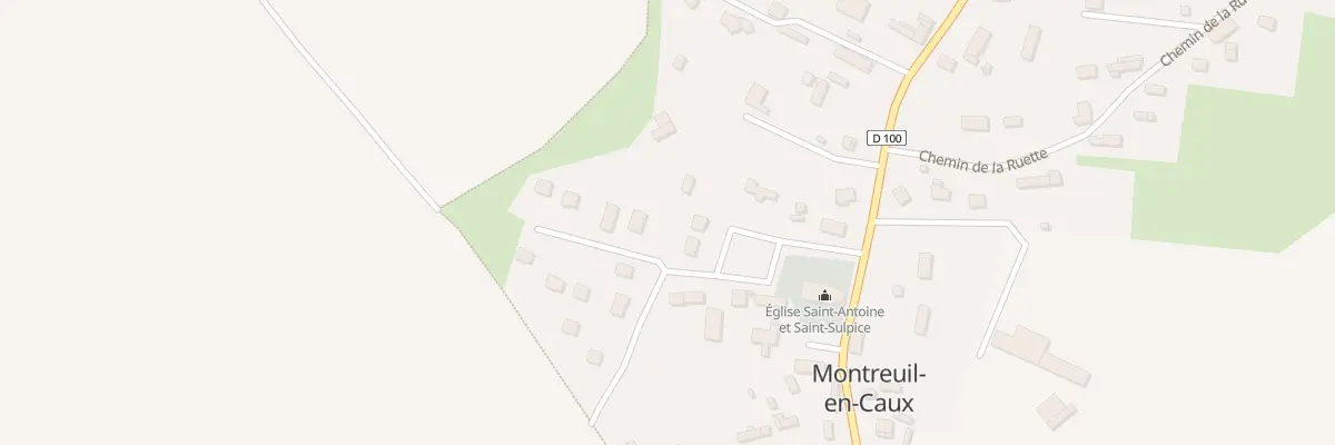 Plan du 3 Rue du Four a Pain à Montreuil-en-Caux