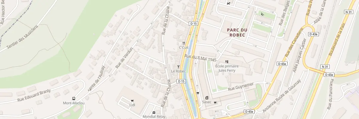Plan du 39 Rue de Longpaon à Darnétal