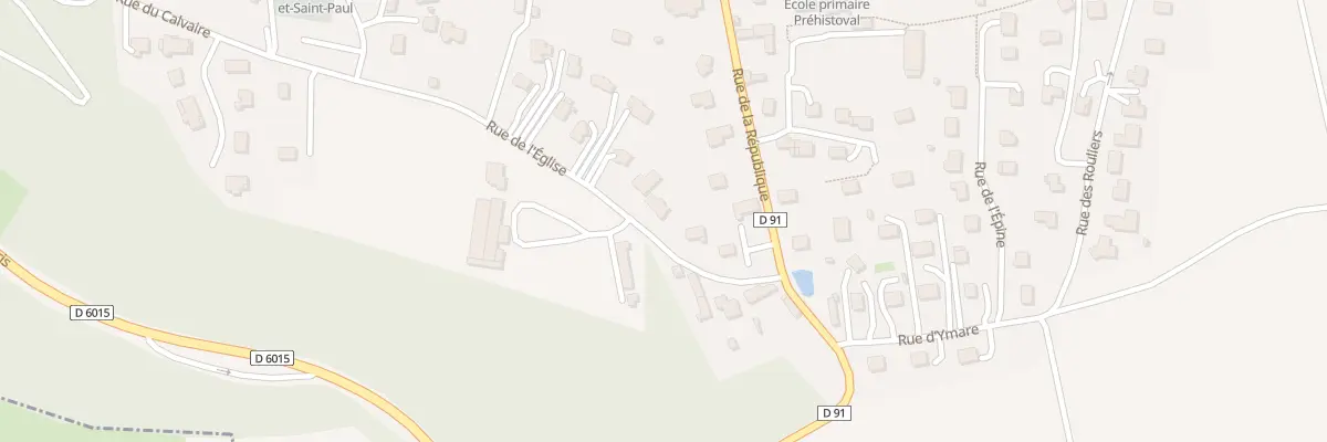 Plan du 405 Rue de l’Eglise à Gouy