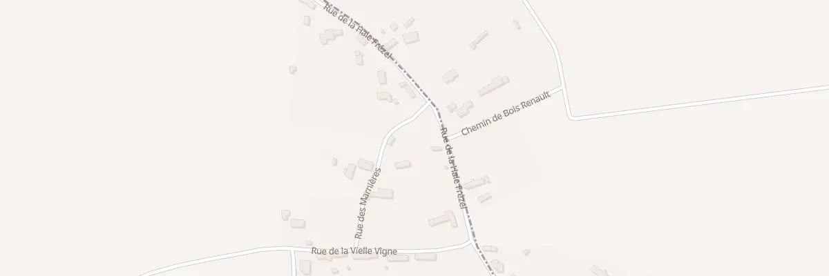 Plan du 1 Rue des Marnières à Prudemanche