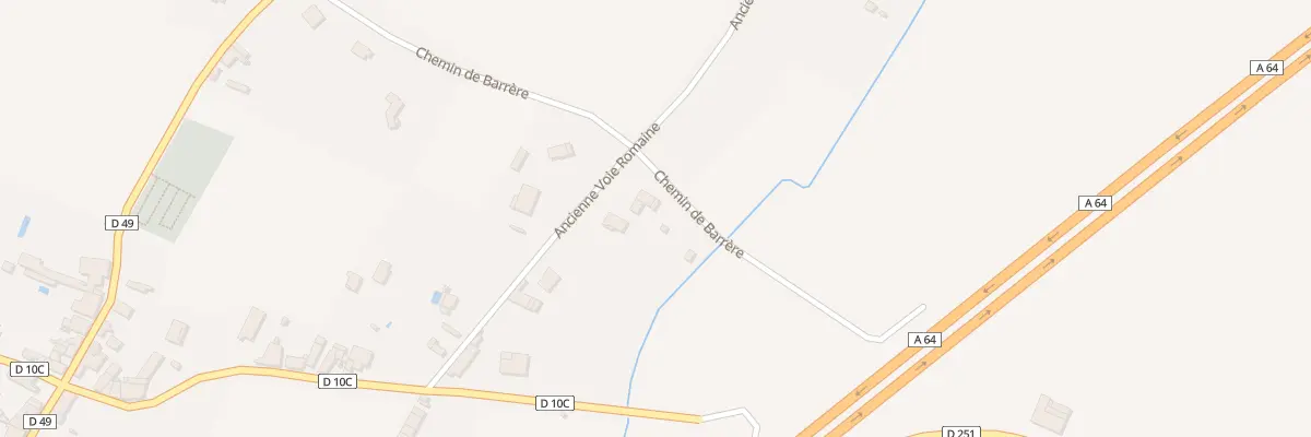 Plan du 190 Ancienne Voie Romaine à Saint-Élix-le-Château
