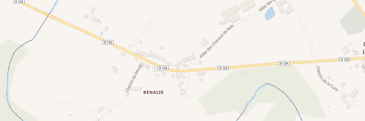 Plan du 1 All des Chevaux de Bois à Coulonges-les-Hérolles