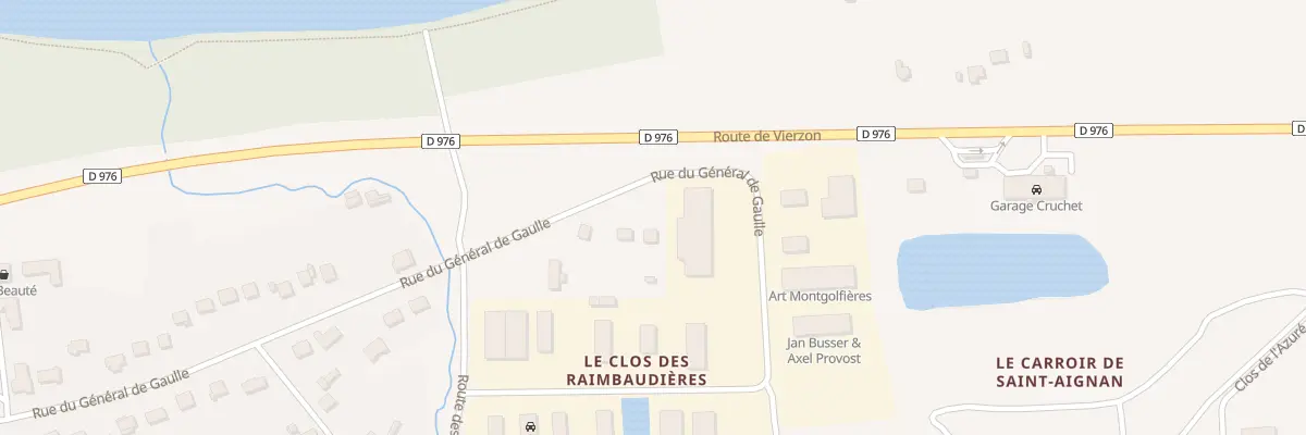 Plan du 496 Rue du Gen de Gaulle à Saint-Georges-sur-Cher
