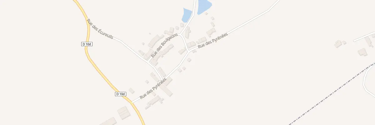 Plan du 1 Rue des Pyrénées à Thollet
