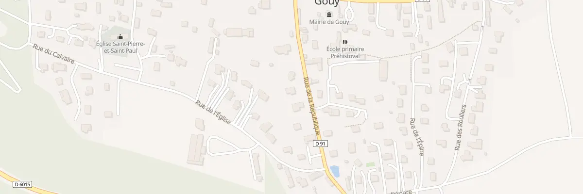 Plan du 168 Rue de la République à Gouy
