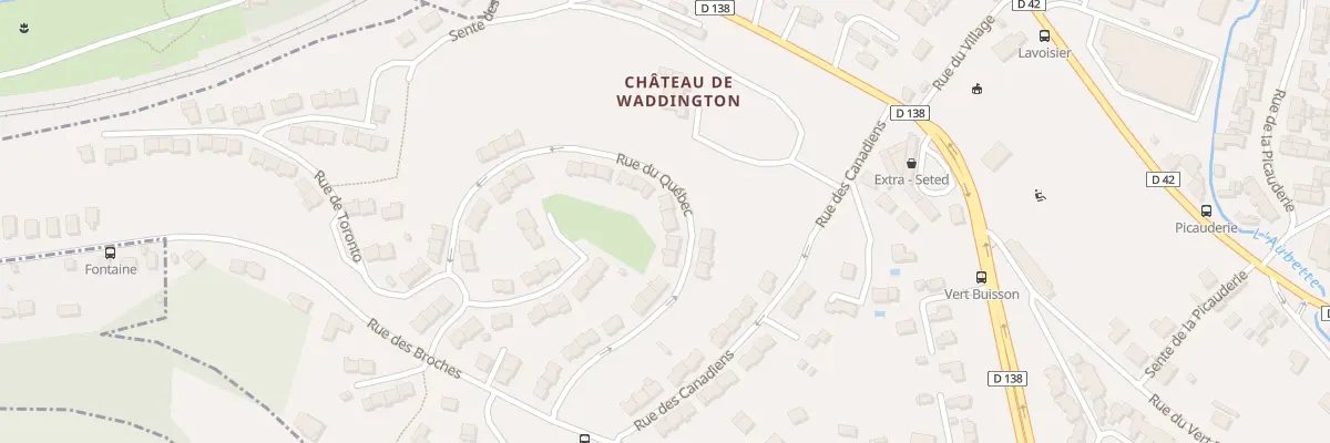 Plan du 21 Rue du Québec à Saint-Léger-du-Bourg-Denis