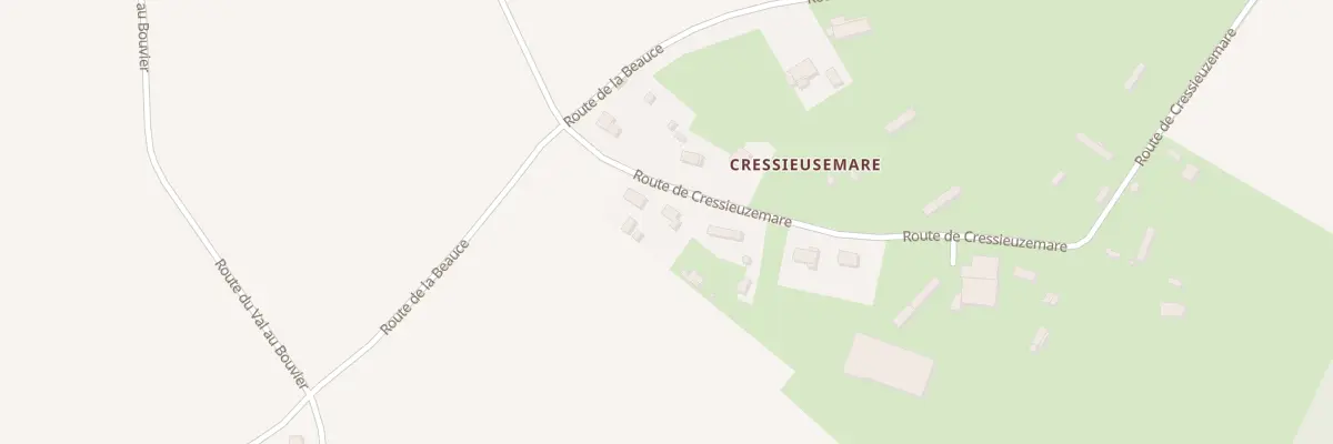 Plan du 7010 Cressieuzemare à Frichemesnil