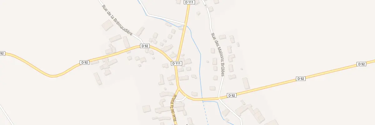 Plan du 8 Rue de St Vrain à Rocé