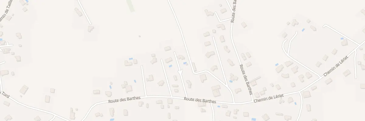 Plan du 2369 Rte des Barthes à Castelsarrasin